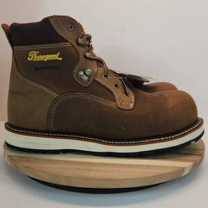 Thorogood Iron River Series Waterproof Safety Toe 6” Crazy Horse Wedge Mens Size